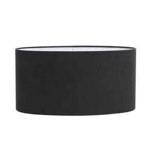 Lampenschirm Zylinder LIVIGNO von Light & Living Oval 45x21x22 cm Anthrazit - Bild 1 von 3