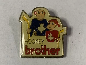 VINTAGE Canada - Hockey Brother - Lapel Pin  - Imagen 1 de 3