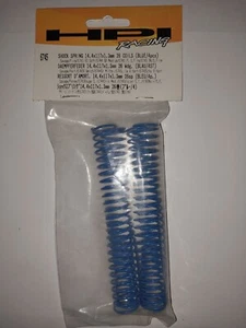 HPI Racing #6745 Shock Spring 14.4X117.3mm 26 coils Blue 4pcs - Picture 1 of 2