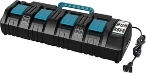 18V 4 Port Charger DC18SF for Makita 14.4V 18V Li-ion Batteries BL1850 BL1815N - Picture 1 of 7