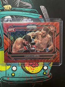 Lucas Almedia 2023 ufc prizm rookie Red Wave - Picture 1 of 6
