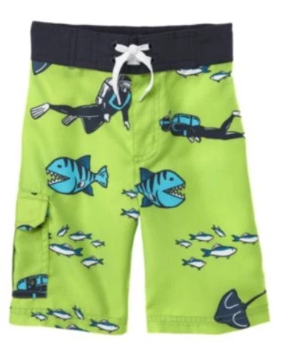 GYMBOREE ПЛАВАТЕЛЬНЫЙ МАГАЗИН ЗЕЛЕНЫЙ ПОДВОДНЫЙ ЖИВОПИСНЫЙ ПЛАВКИ 4 6 8 10 12 НОВЫЙ С ЯРЛЫКАМИ - Изображение 1 из 1