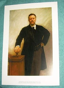PRES TEDDY ROOSEVELT CASA BIANCA STAMPA ARTE INSEGNANTE STORIA PRESIDENTE RITRATTO - Foto 1 di 13