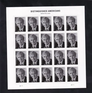 Hoja completa de 20 Elie Wiesel Distinguished Americans Series #6037 2025 - Imagen 1 de 1