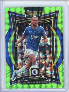 2023-24 Select Premier League Mezzanine Dominic Calvert-Lewin Neon Prizm /125 - Picture 1 of 2