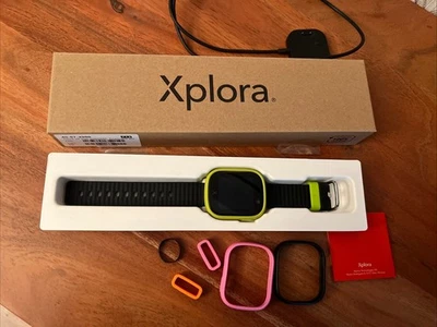 Xplora X6 Play Schwarz 8 GB Android Kinder Smartwatch 1,5" 4G/WLAN Nano SIM LCD - Bild 1 von 3