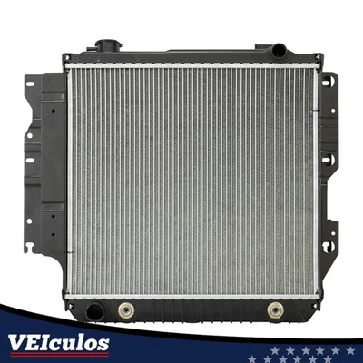 Radiador de 1 pieza para Jeep Wrangler 1987-2006 YJ TJ 2,4 L 2,5 L 4,0 L 4,2 L CC2101 CU1682 Foto 1 de 4
