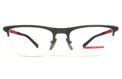 Prada Linea Rossa Eyeglasses Frames VPS50R DHG-1O1 Gunmetal Black Red 55-19-145 - Image 1 of 4