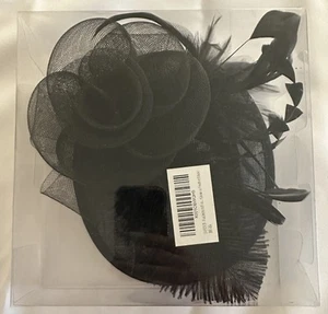 Women Cocktail Party Fascinator Hat Wedding Church Kentucky Derby Formal Mesh - Picture 1 of 4