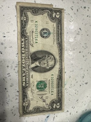 2 $ Bill - Image 1 of 3