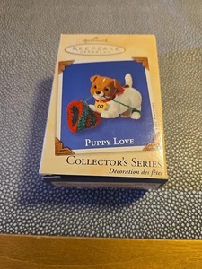 2003 Hallmark Andenken Weihnachtsschmuck Welpenliebe #13 in Serie Boxer Hund - Bild 1 von 4