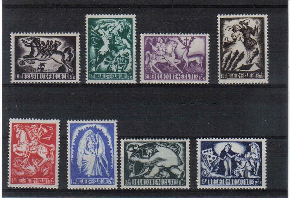 BELGIUM 1944 legends mnh** 653/660 - Image 1 of 1