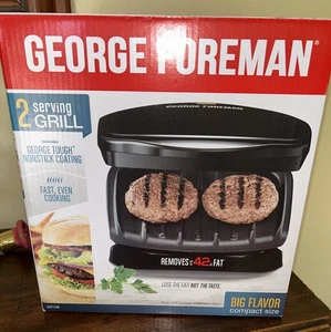 *New* George Foreman Champ Serving Grill GR10B 082846033732 - Picture 1 of 9