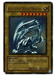 Yu-Gi-Oh! Blue-Eyes White Dragon Ultra Raro Mazo de Inicio: Kaiba SDK-001 HP - Imagen 1 de 7