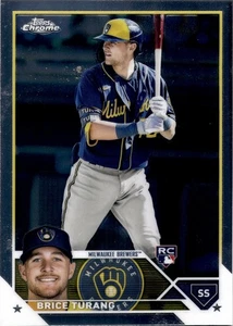 Topps 2023 cromado - Brice Turang #170 (RC) - Imagen 1 de 3