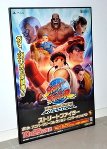 Street Fighter 30 Aniversario - Póster Promo B2 Japón - PS4 - Capcom 2018 - Imagen 1 de 4