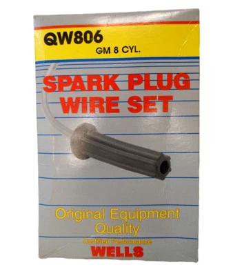 Wells QW806 Spark Plug Wire Set GM 8 cylinder Pontiac 1974-1981 - Image 1 of 2