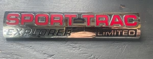 OEM 2006-2010 Ford “ Explorer Limited Sport Trac “ Tailgate V8 Emblems Badges - Bild 1 von 8