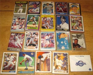 Milwaukee Brewers Lot Of 20 Different Baseball Team Sets - Picture 1 of 1