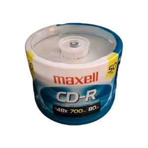 Maxell CD-R 50er Pack - 700MB 48x 80 Min Blank Discs Factory Sealed - Bild 1 von 6