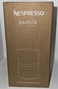 NEW Nespresso Stackable Serving Set ~ in Box, Barista Collection - Picture 1 of 4