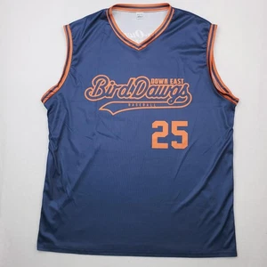 Down East Bird Dawgs Shirt Herren 3XL Navy Baseball Ärmellos Trikot Mesh 25 Blau - Bild 1 von 8