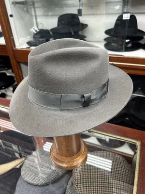 Biltmore Eleganza Men's Fur Felt Silk Finish Hat Made In Canada Size 7 - Image 1 of 4