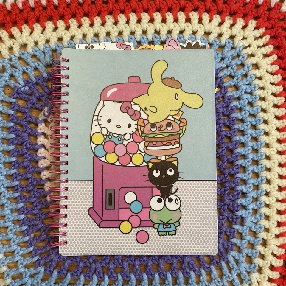 NWOT Kawaii Sanrio Hello Kitty & Friends Wide Ruled Spiral Notebook,  6”x8” - Image 1 of 4