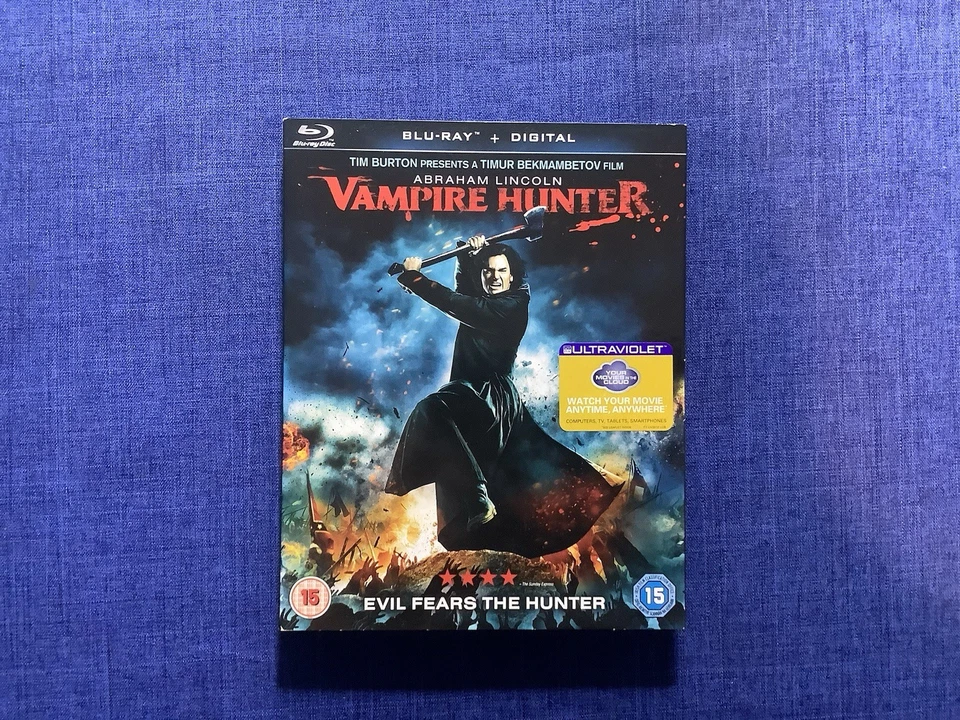 Abraham Lincoln Vampire Hunter (Blu-ray) + Slipcover Like New Region Free - Image 1 of 2