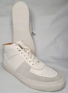 Zapatillas Beckett Simonon Garcia Mid Cuero Blanco Hechas a Mano M UK 9 US 10 - Imagen 1 de 13