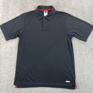 The North Face Mens Small Black Vapor Wick Polo Shirt - Picture 1 of 7
