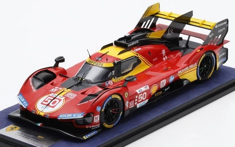 Ferrari 499P Winner Le Mans 2024 Fuoco-Molina-Nielsen 1:18 LOOKSMART LS18LM048 - Immagine 1 di 1