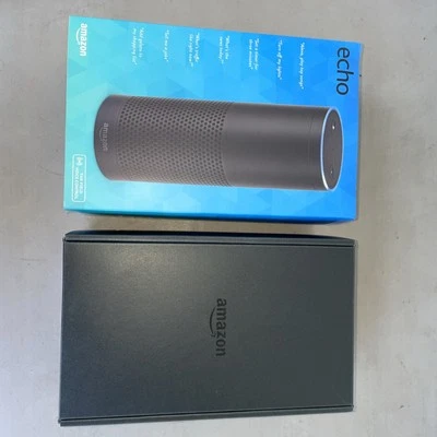 Amazon Echo Plus (1st Generation) Smart Speaker - Black w/box B053 - Image 1 of 4