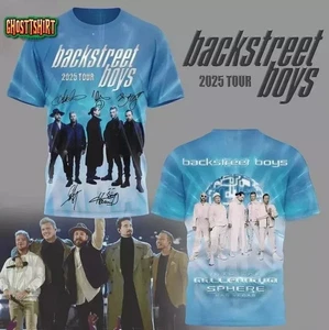Backstreet Boys 2025 Tour Special 3D T-Shirt S-5XL New For Men Women - Picture 1 of 4
