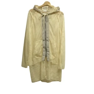 Auth SUBLATIONS MESH LAYERED PARKA S131323 Cream Gray - Women's Hoodie - Picture 1 of 6