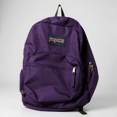 Purple Jansport Backpack School Bag Travel Bag Durable Everyday Carry All - Image 1 of 4