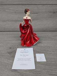 ROYAL DOULTON " FOR MY LOVE " FIGUR HN 5158 AUS SERIE - HÜBSCHE DAMEN - Bild 1 von 10