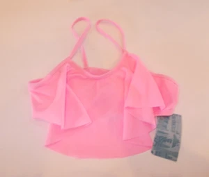 Old Navy Girls Size Large Pink Strappy Bandeau Bandana Swim Top - Picture 1 of 5
