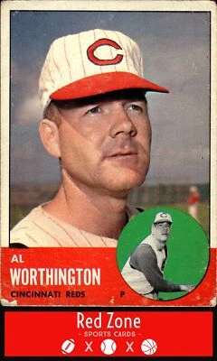 1963 Topps - #556 Al Worthington VG. - Image 1 of 2