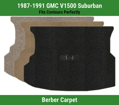 Lloyd Berber Cargo Carpet Mat for '87-91 GMC V1500 Suburban w/Black GMC 1 Logo - Image 1 of 4