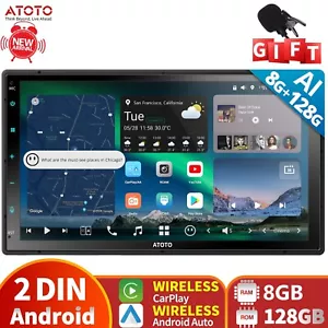 Autoradio GPS Radio 7'' X10 Universale Doppio Din Android13 ChatGPT 8G+128G WiFi - Foto 1 di 9