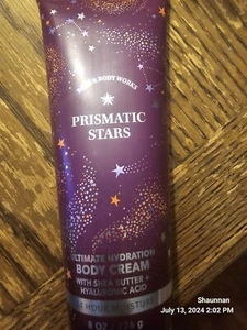 NEW! Bath & Body Works (Prismatic Stars) BODY CREAM LE SALE LIMITED💝 - Picture 1 of 2