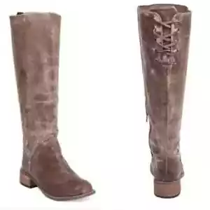 Corral Indie Spirit Leather Knee High Distressed Tall Riding Boots 7M - Picture 1 of 8