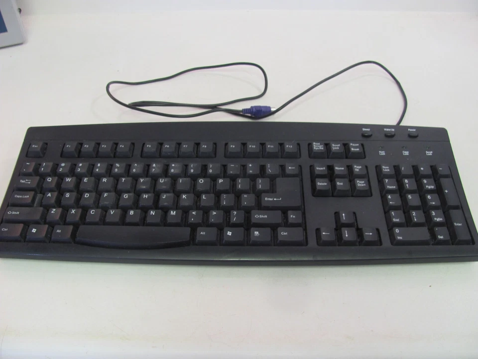 Vintage Unbranded PS/2 Keyboard Model KB-118 - Great Shape - Image 1 of 4