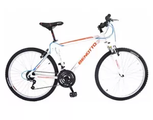 🟠BENOTTO XC-4000 MOUNTAIN BIKE 26" WHITE ADULT PESSCO OFFERING G071824-1-20 🗽 - Picture 1 of 7
