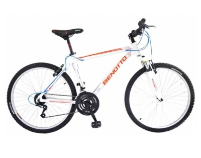 🟠BENOTTO XC-4000 MOUNTAIN BIKE 26" WHITE ADULT PESSCO OFFERING G071824-1-20 🗽 - Image 1 of 4