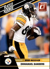 2010 Donruss Rated Rookie Football Card #36 Emmanuel Sanders