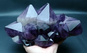 11.46LB NATURAL Larger particles Quartz Amethyst Skeletal Crystal Point Specimen - Picture 1 of 12