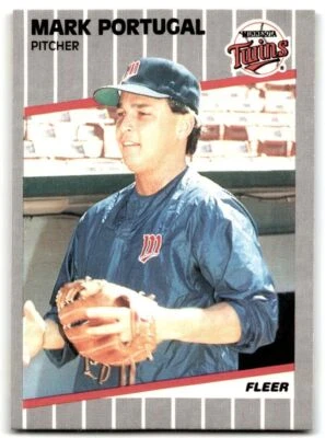 1989 Fleer Mark Portugal Minnesota Twins #123 - Image 1 of 2