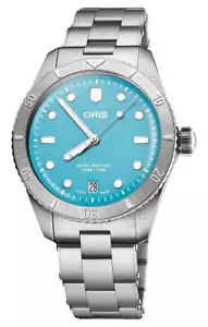 Oris Divers Sixty-Five Automático Acero Esfera Azul Reloj Unisex 733 7771 - Imagen 1 de 4